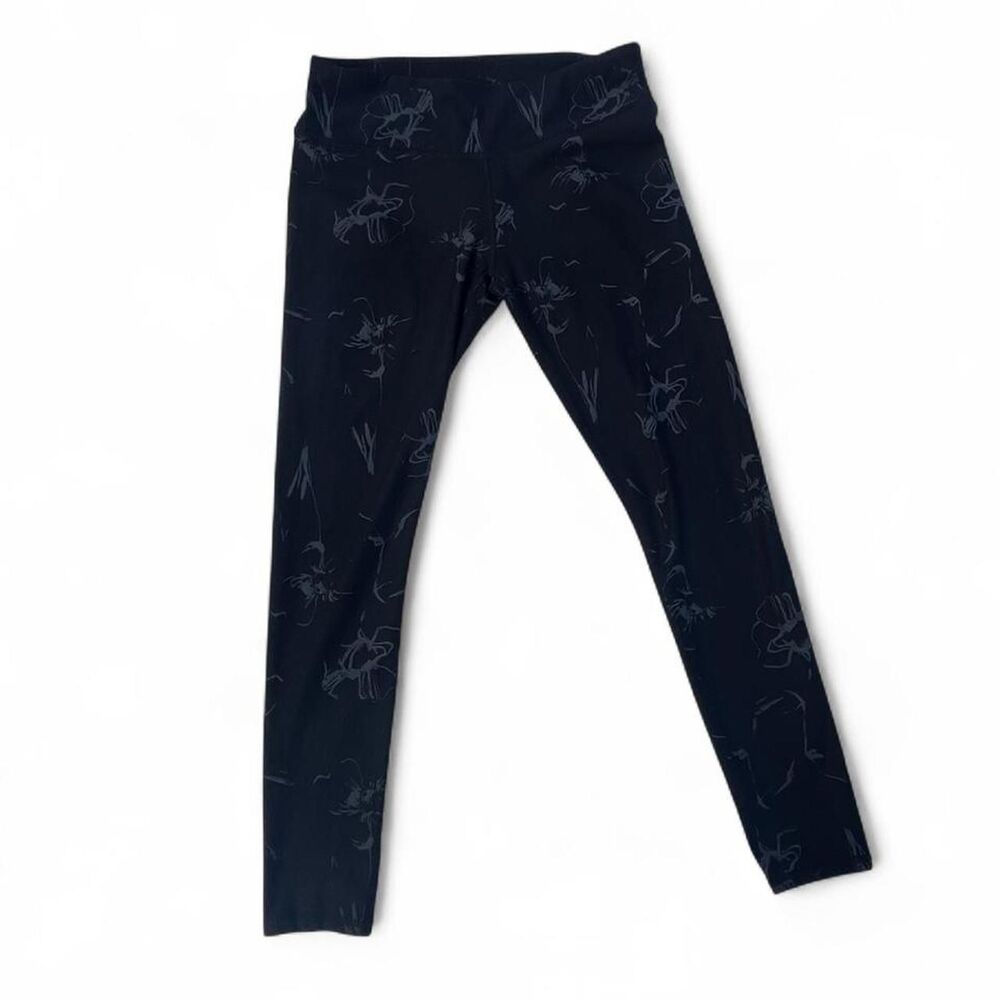 Fabletics Women's Black FLORAL Leggings XXS / 00